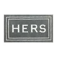 Mohawk Home Knitted His & Hers Bath Mat
