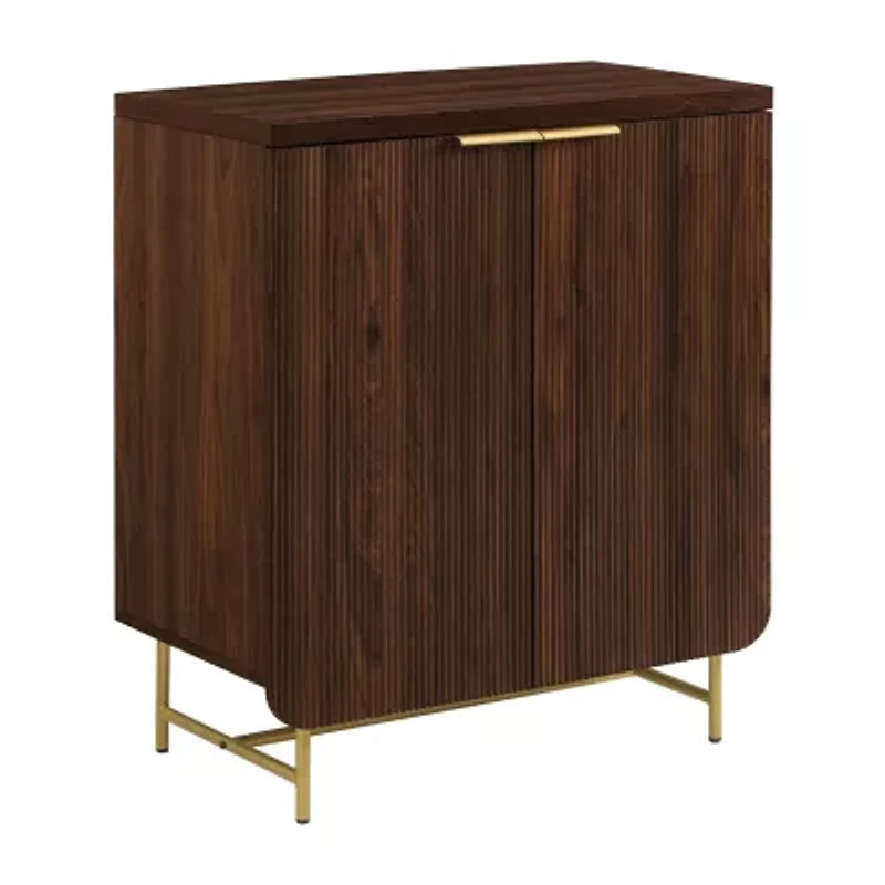 Scandinavian 2-Door Accent Cabinet