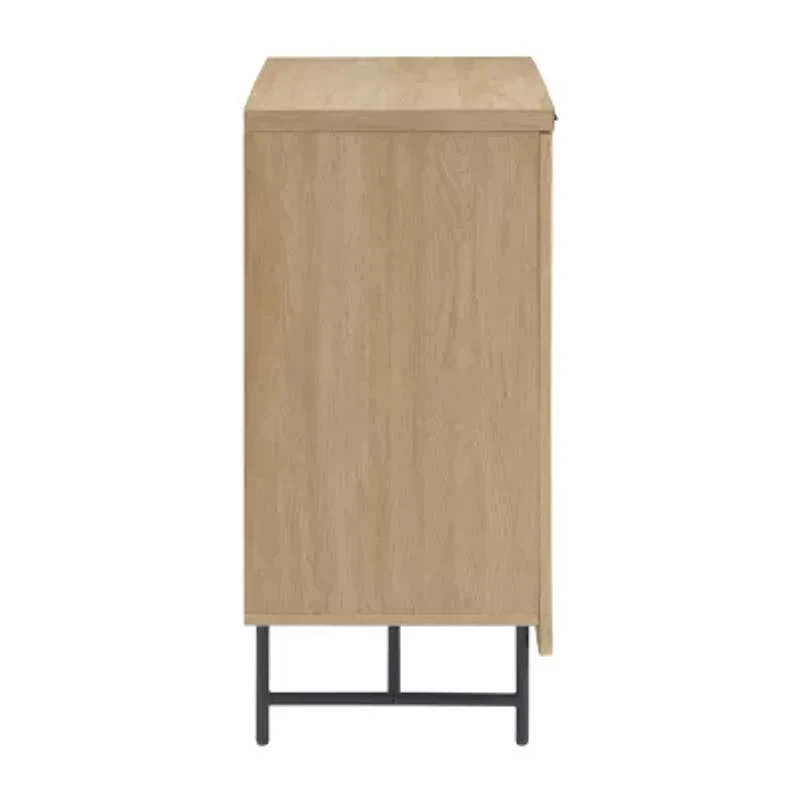 Scandinavian 2-Door Accent Cabinet