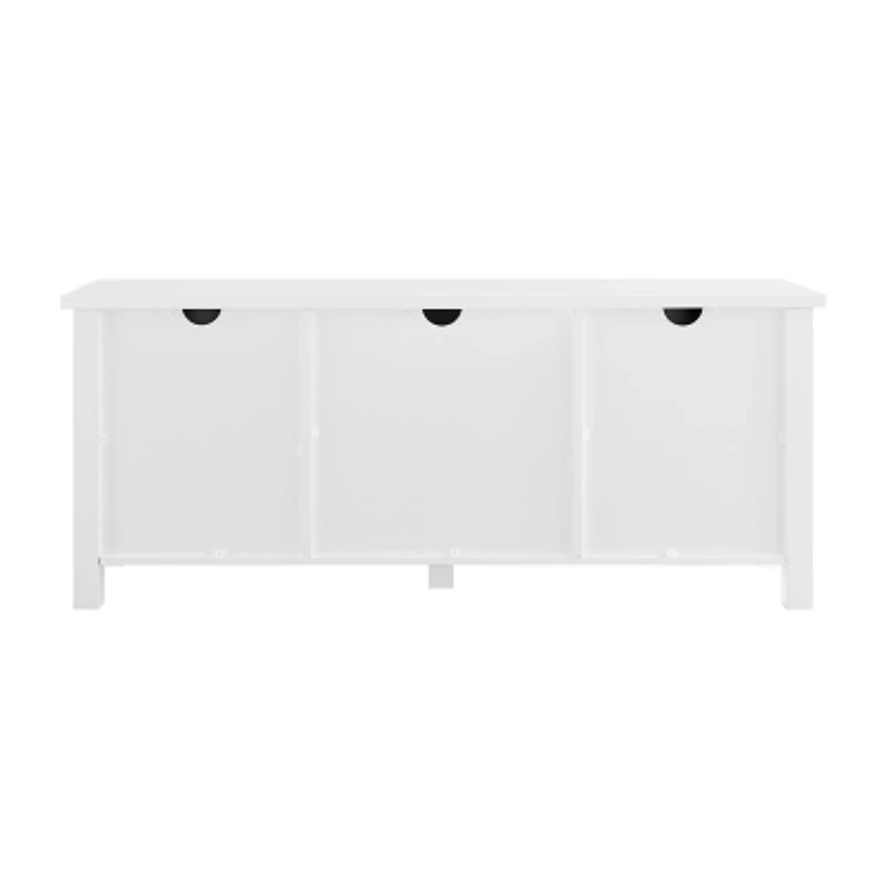 Farmhouse 2-Door Simple Rustic TV Stand