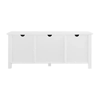 Farmhouse 2-Door Simple Rustic TV Stand