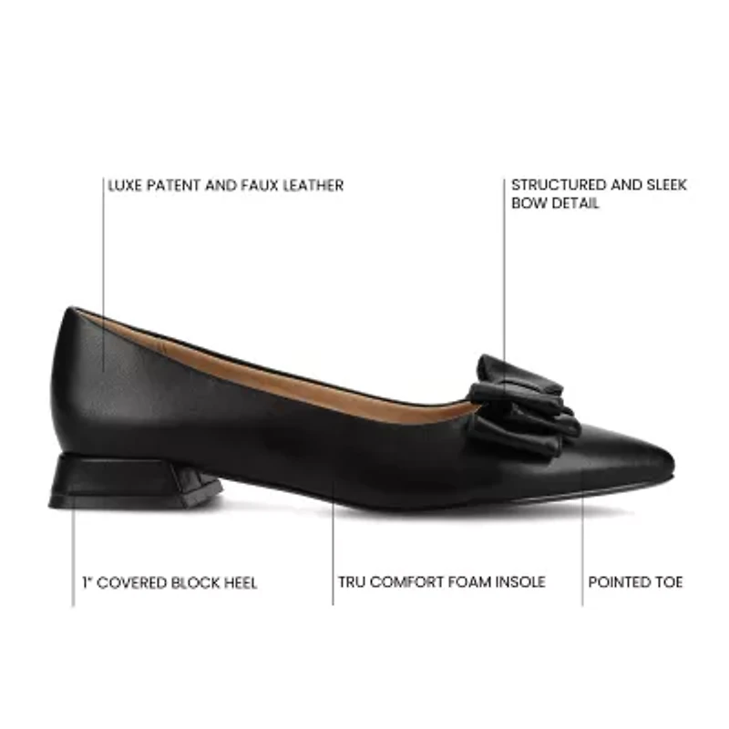 Journee Collection Ophelia Womens Pointed Slip-On Shoe