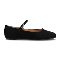 Journee Collection Carrie-Wd Womens Square Mary Jane Shoes Wide Width