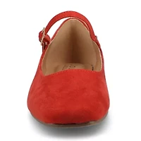 Journee Collection Carrie-Wd Womens Square Mary Jane Shoes Wide Width