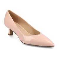 Journee Collection Pammie Womens Pointed Kitten Heel Pumps