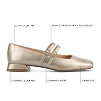Journee Collection Gredah Womens Square Mary Jane Shoes