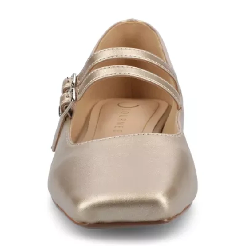 Journee Collection Gredah Womens Square Mary Jane Shoes