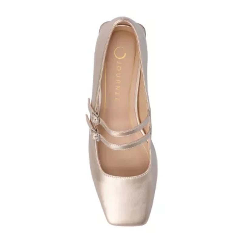 Journee Collection Gredah Womens Square Mary Jane Shoes