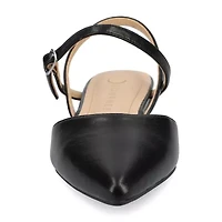 Journee Collection Martine Womens Pointed Closed Toe Ballet Flats