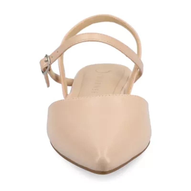 Journee Collection Martine Womens Pointed Closed Toe Ballet Flats