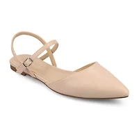 Journee Collection Martine Womens Pointed Closed Toe Ballet Flats