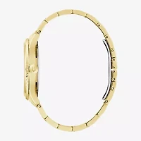 Bulova Mens Gold Tone Stainless Steel Bracelet Watch 97b227