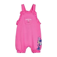 Disney Baby Girls 2-pc. Minnie Mouse Shortall Set