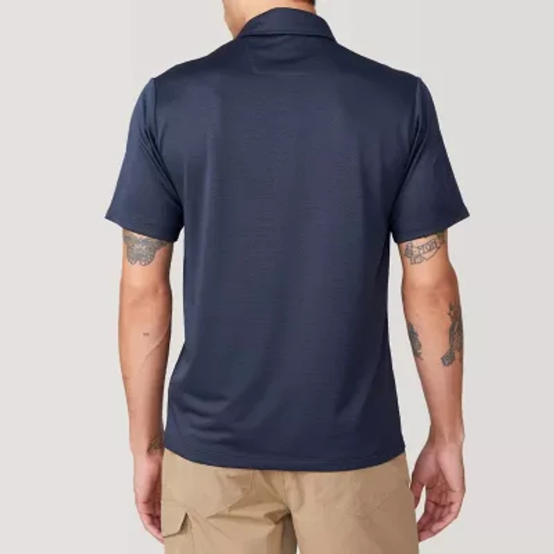 Free Country Mens Classic Fit Short Sleeve Polo Shirt