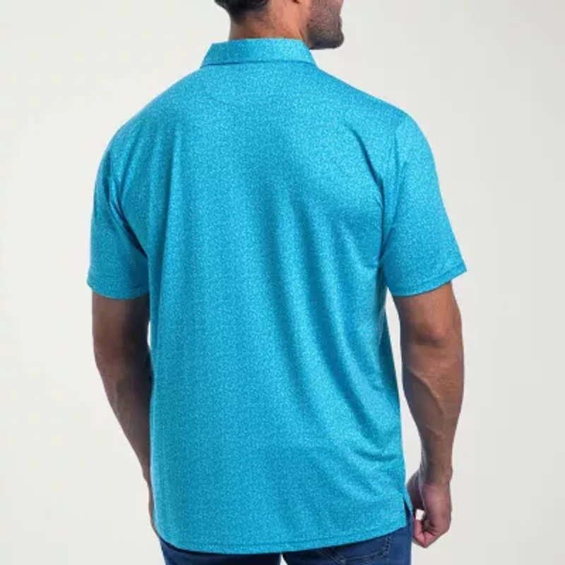 Antigua Mens Regular Fit Short Sleeve Polo Shirt