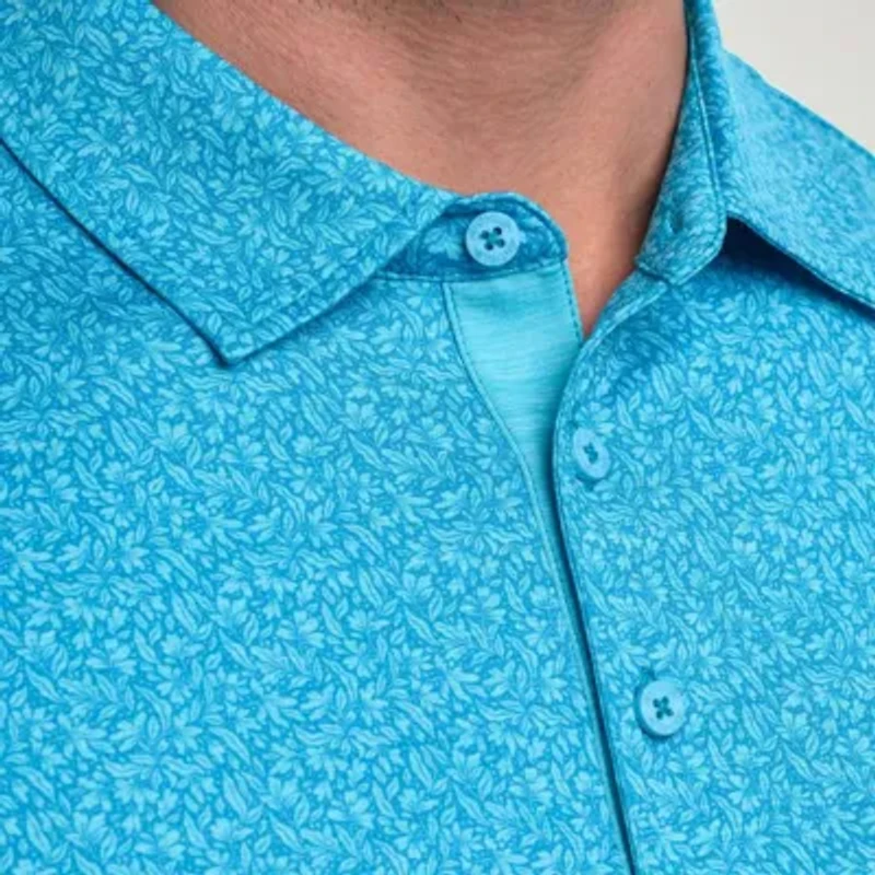 Antigua Mens Regular Fit Short Sleeve Polo Shirt