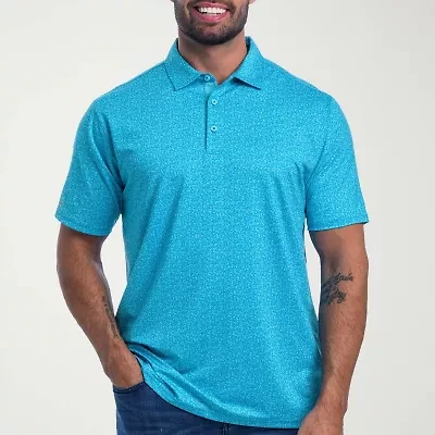 Antigua Mens Regular Fit Short Sleeve Polo Shirt