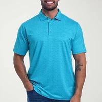 Antigua Mens Regular Fit Short Sleeve Polo Shirt