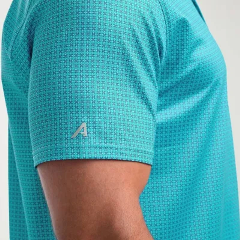 Antigua Mens Regular Fit Short Sleeve Polo Shirt