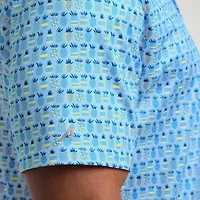 Antigua Mens Regular Fit Short Sleeve Polo Shirt