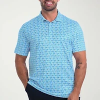 Antigua Mens Regular Fit Short Sleeve Polo Shirt