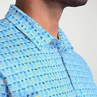 Antigua Mens Regular Fit Short Sleeve Polo Shirt