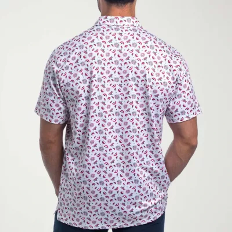 Antigua Mens Regular Fit Short Sleeve Polo Shirt