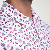 Antigua Mens Regular Fit Short Sleeve Polo Shirt