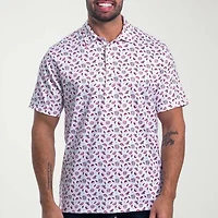 Antigua Mens Regular Fit Short Sleeve Polo Shirt