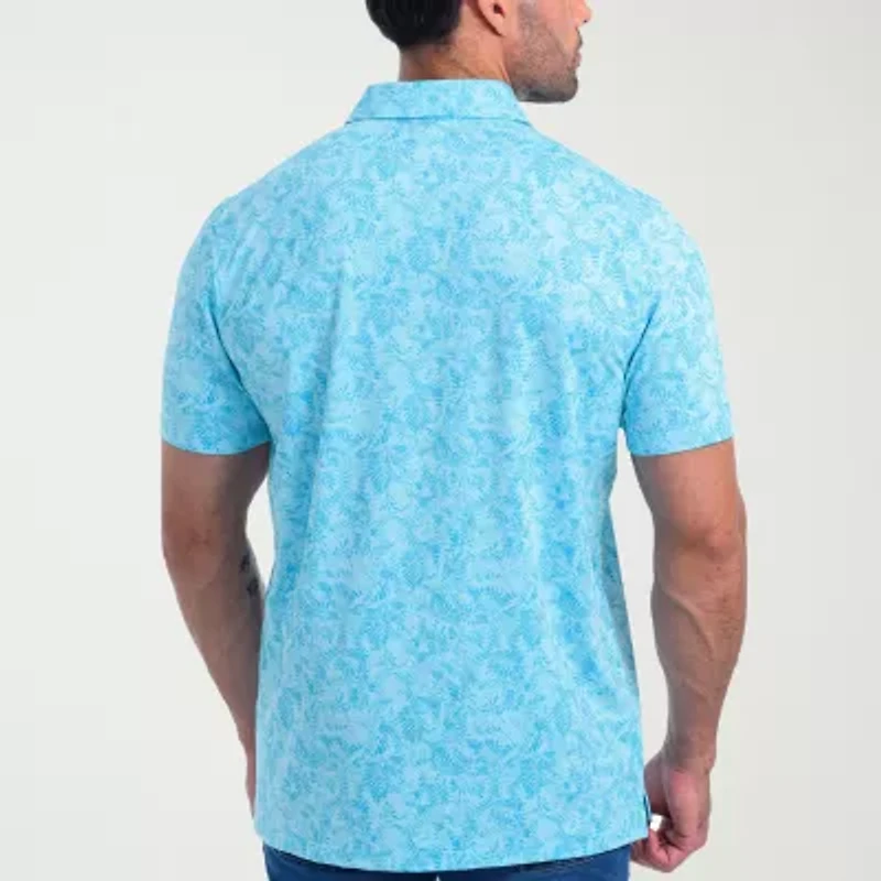 Antigua Mens Regular Fit Short Sleeve Polo Shirt
