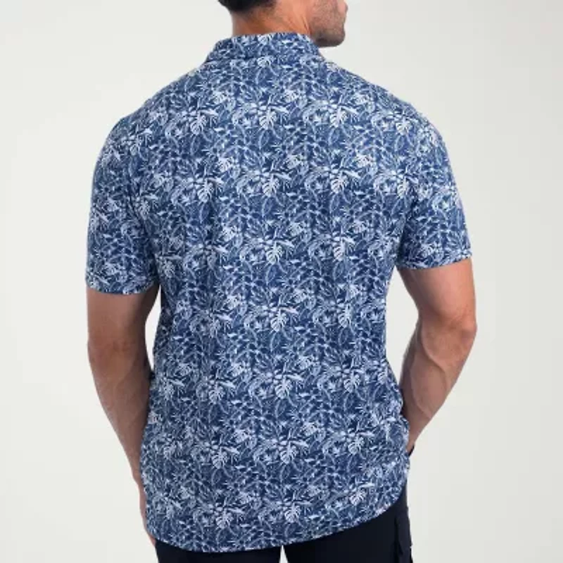 Antigua Mens Regular Fit Short Sleeve Polo Shirt