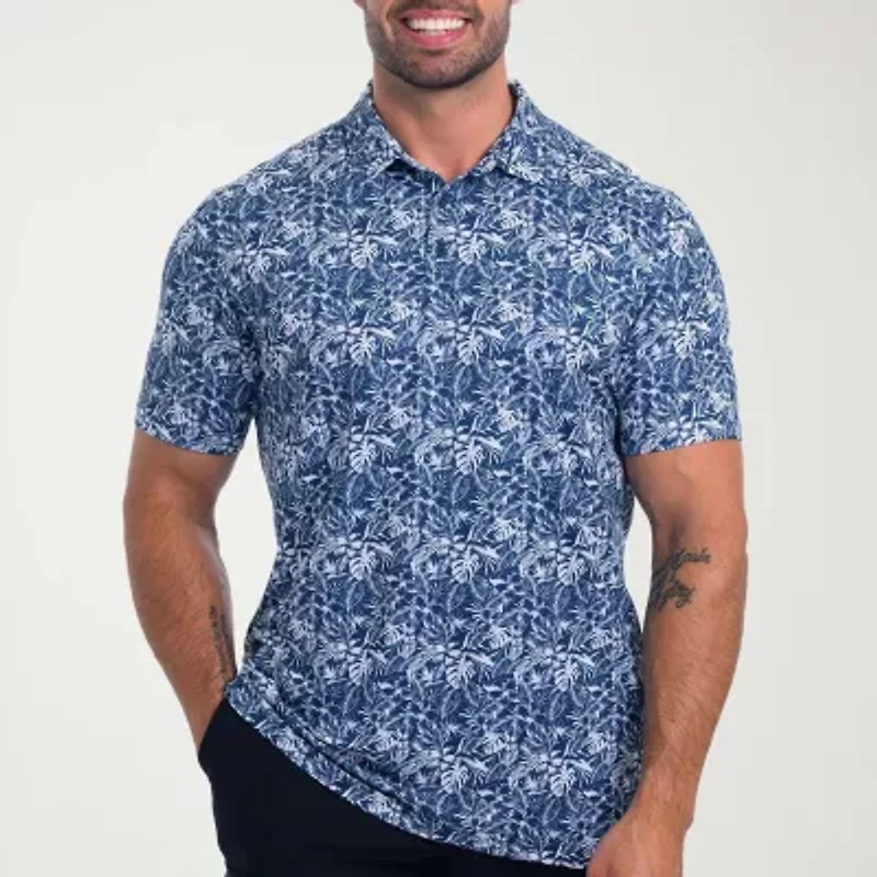 Antigua Mens Regular Fit Short Sleeve Polo Shirt