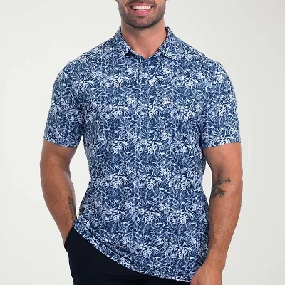 Antigua Mens Regular Fit Short Sleeve Polo Shirt