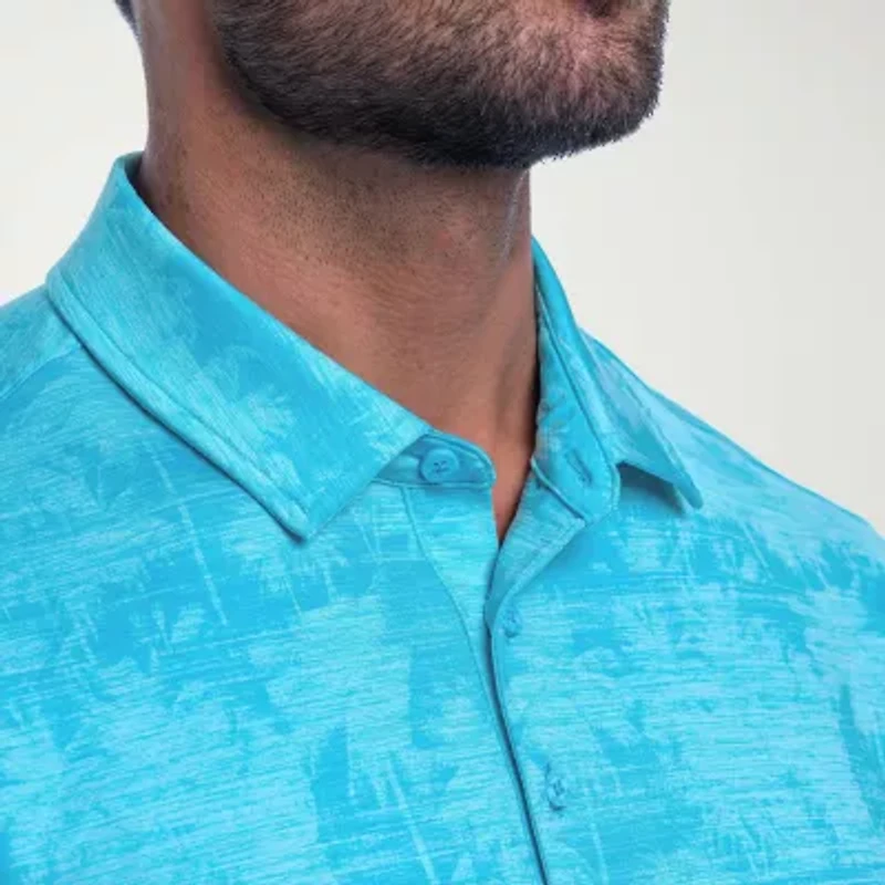 Antigua Mens Regular Fit Short Sleeve Polo Shirt