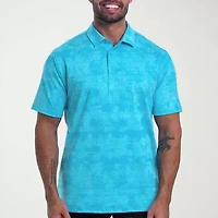 Antigua Mens Regular Fit Short Sleeve Polo Shirt