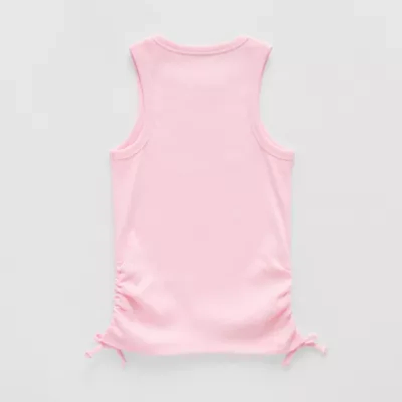 Thereabouts Little & Big Kid Girls Round Neck Sleeveless Tank Top