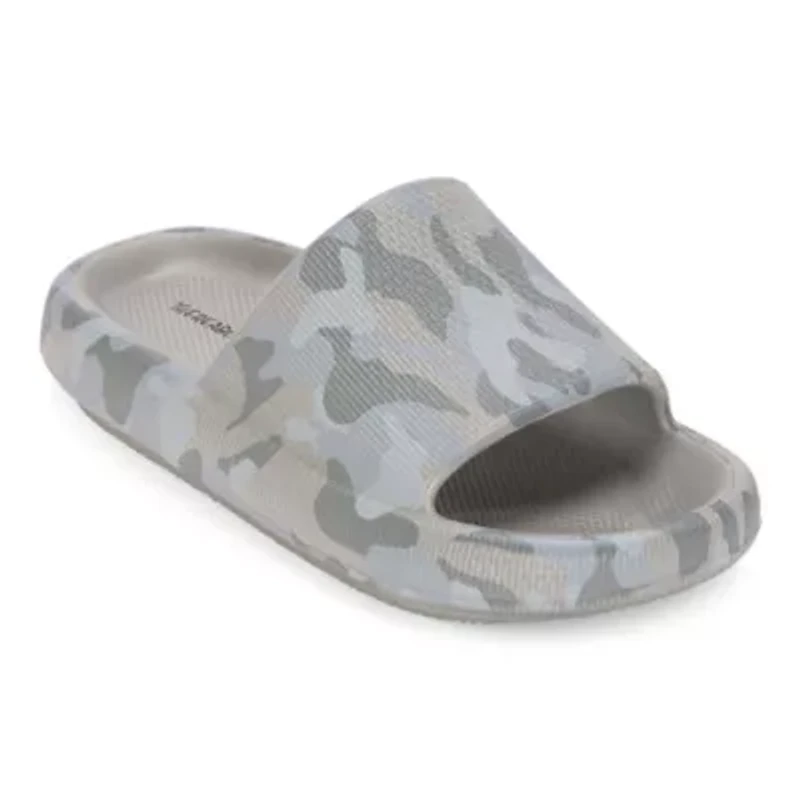 Thereabouts Camo Big Kid Boys Slide Sandals