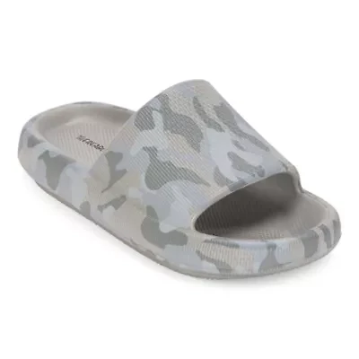 Thereabouts Camo Big Kid Boys Slide Sandals