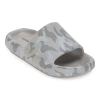 Thereabouts Camo Big Kid Boys Slide Sandals