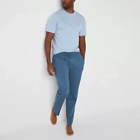 St. John's Bay Mens Crew Neck Short Sleeve 2-pc. Pajama Sets