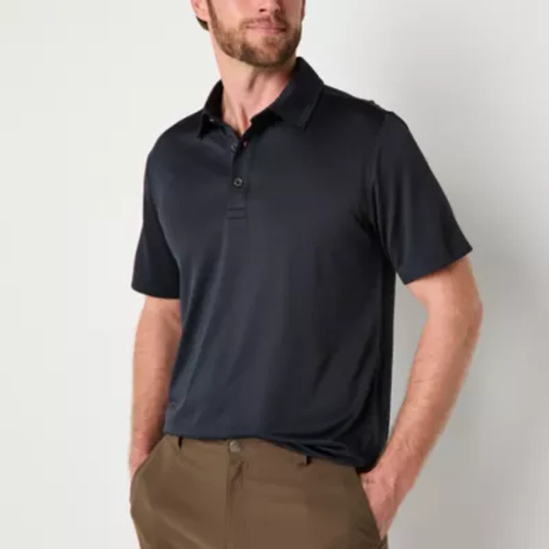 Free Country Mens Classic Fit Short Sleeve Polo Shirt