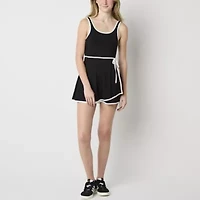 Arizona Built Shorts Womens Juniors Sleeveless Midi Active Tennis Dress