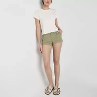 Arizona Juniors Womens Low Rise Shortie Short