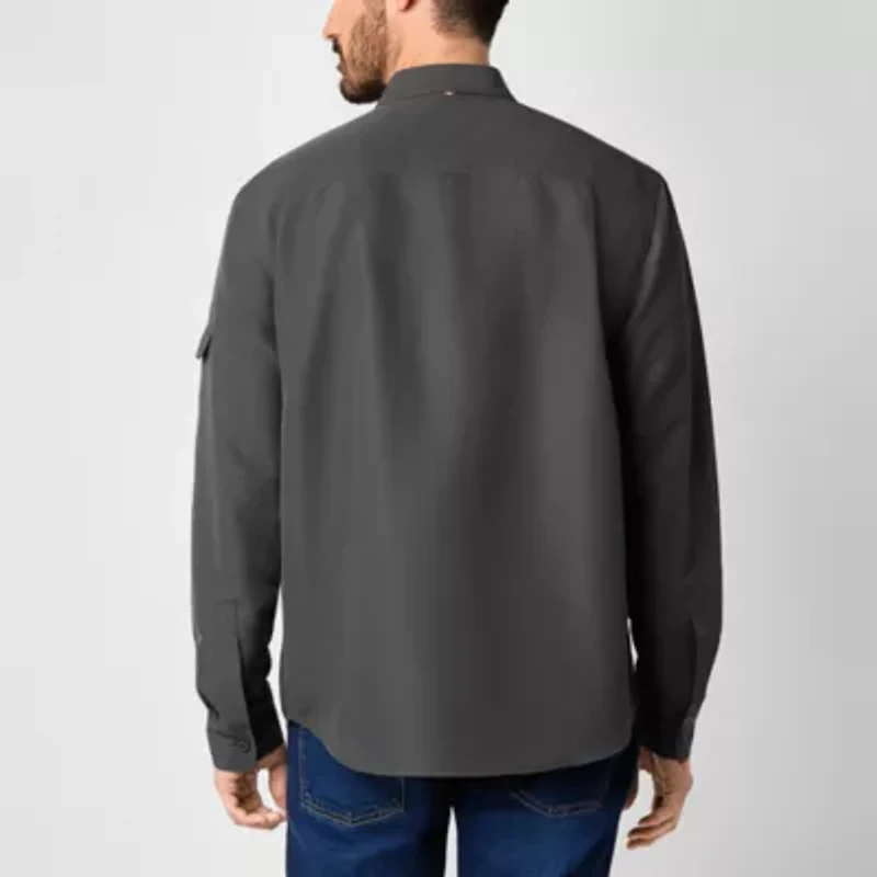 American Outdoorsman Mens Long Sleeve Regular Fit Button-Down Shirt