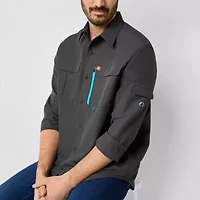 American Outdoorsman Mens Long Sleeve Regular Fit Button-Down Shirt
