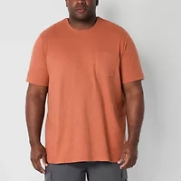 mutual weave Mens Easy-on + Easy-off Crew Neck Short Sleeve Big and Tall T-Shirt