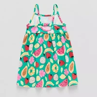 Okie Dokie Toddler & Little Girls Sleeveless A-Line Dress