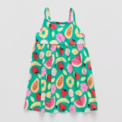 Okie Dokie Toddler & Little Girls Sleeveless A-Line Dress