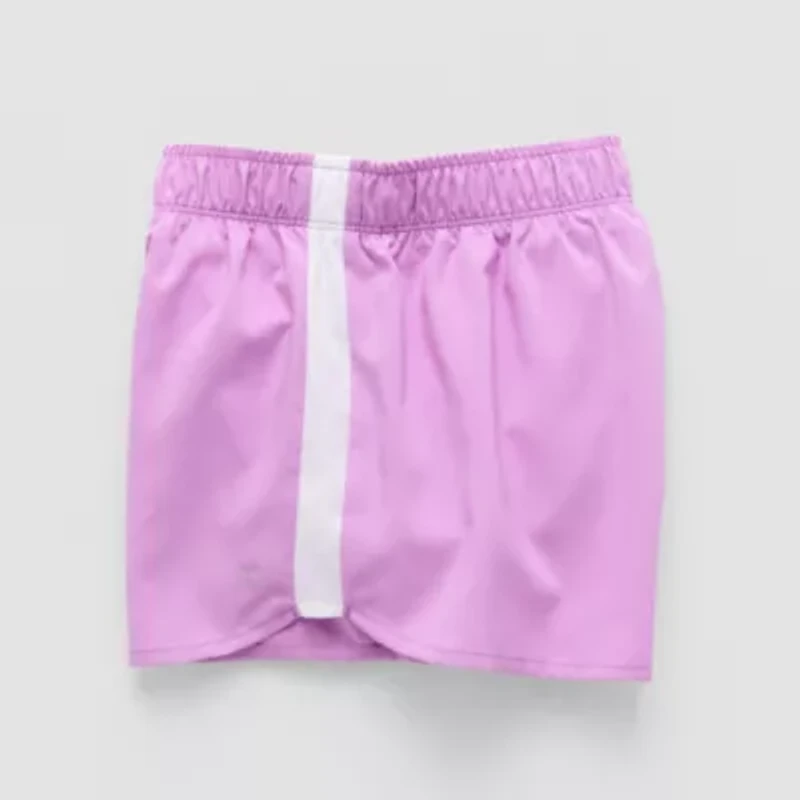 Xersion Little & Big Kid Girls Mid Rise Running Short