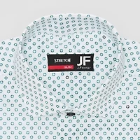 J. Ferrar Slim Ultra Comfort Mens Fit Stretch Fabric Wrinkle Free Long Sleeve Dress Shirt